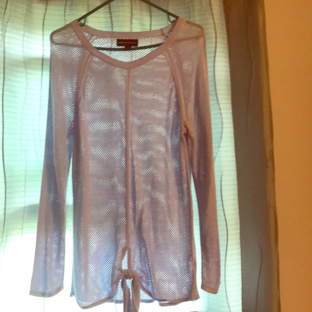 Adorable summer sweater. Light blue. Size M.
